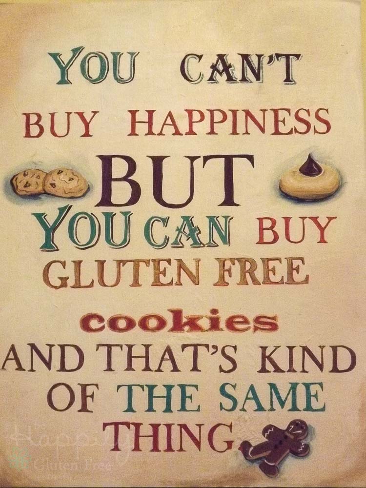 You can't buy happiness sign